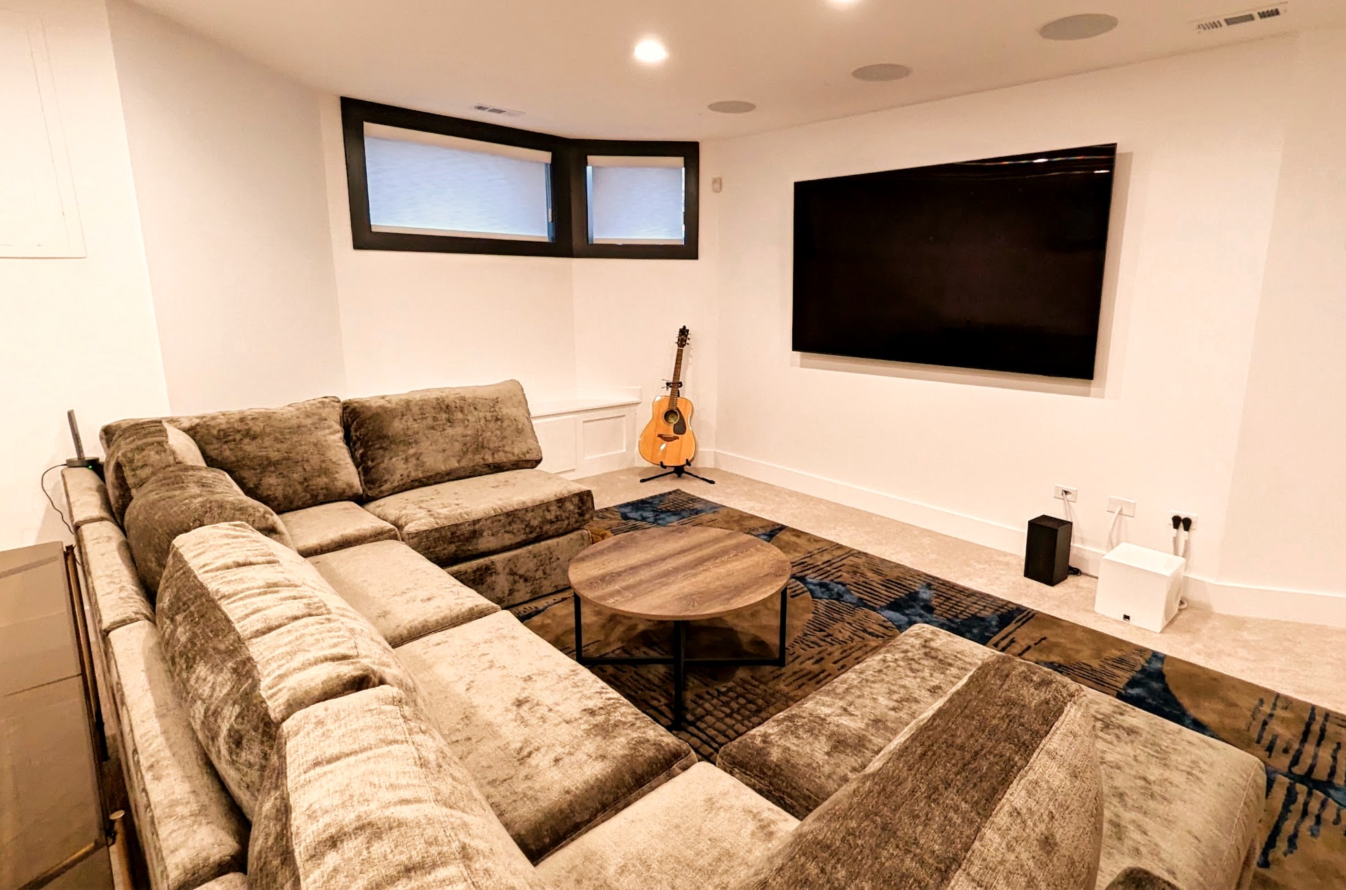 Modern Media Room Installation